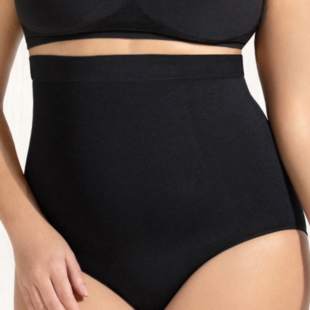 1 PR  SHAPERMINT Empetua High-waisted Shaper Panty - Black Size XL/XXL